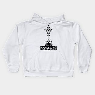 Calavera Space Needle T-Shirt Kids Hoodie